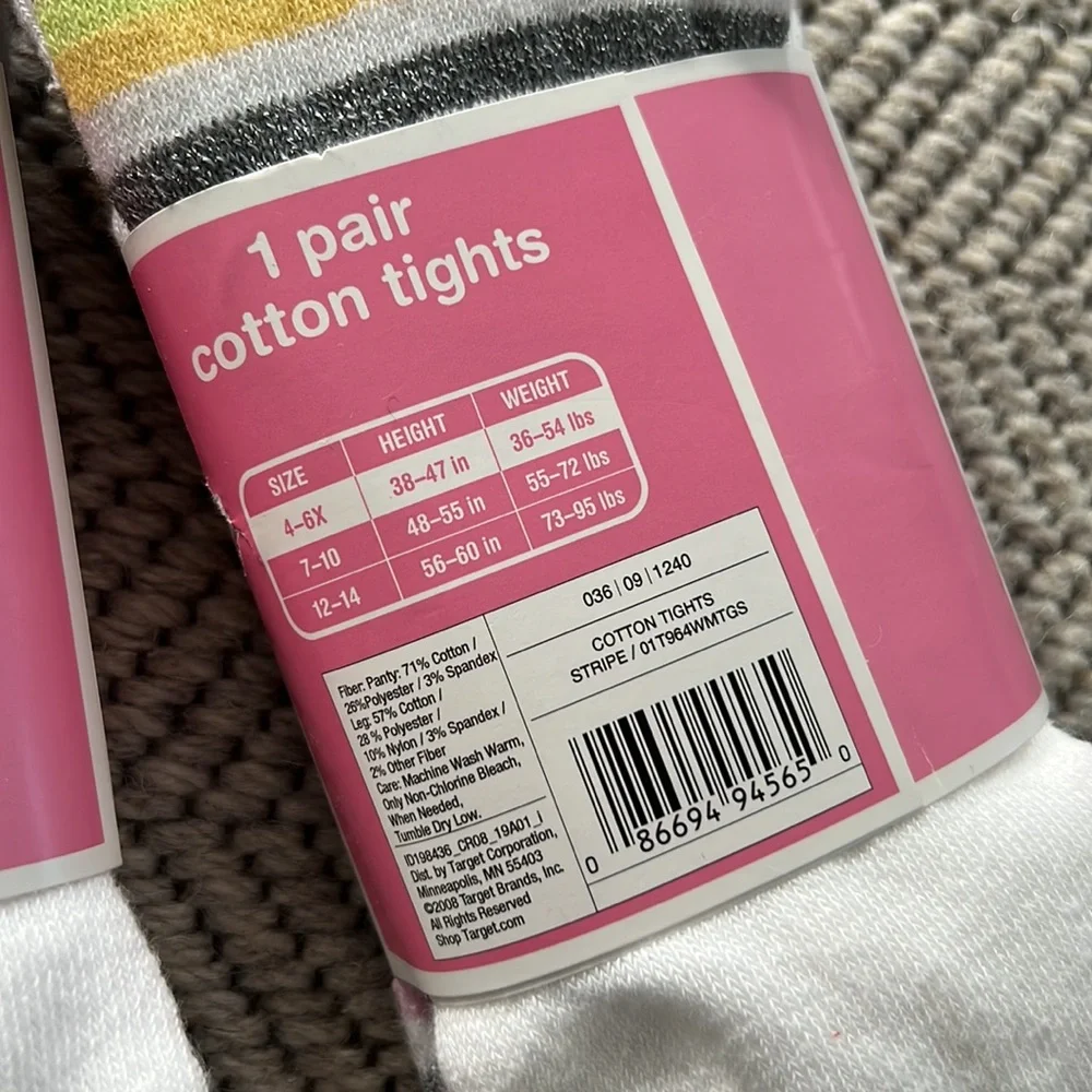 2 packs Circo cotton tights NWT